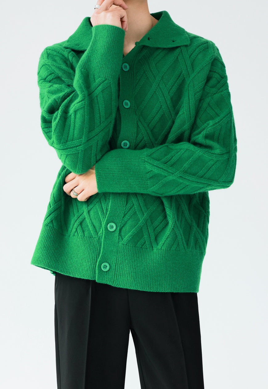 Men's solid color turtleneck sweater