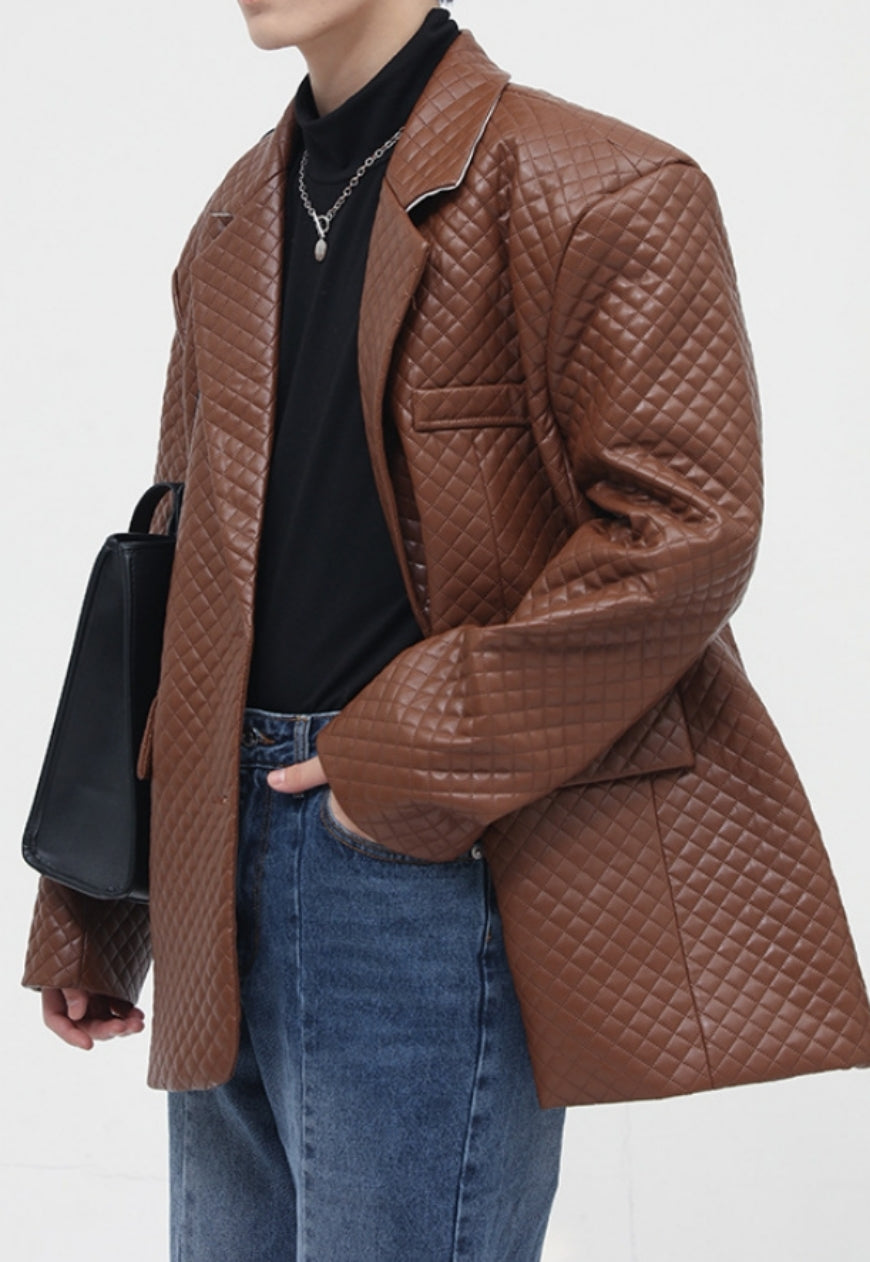 Men's Rhombus design suit