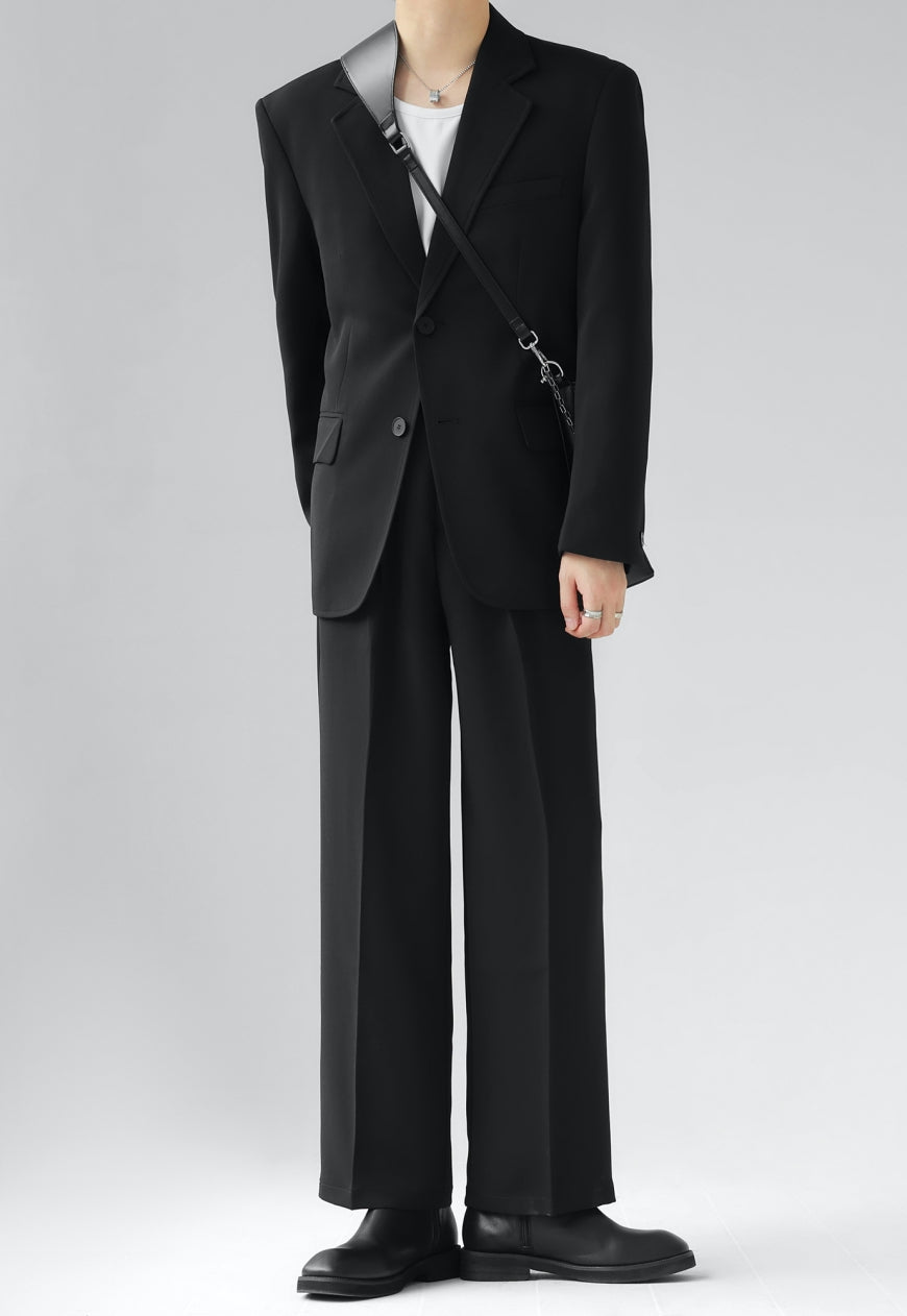 Men's Premium Solid Color Suit Set