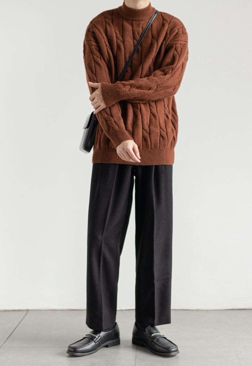Men's Retro turtleneck sweater