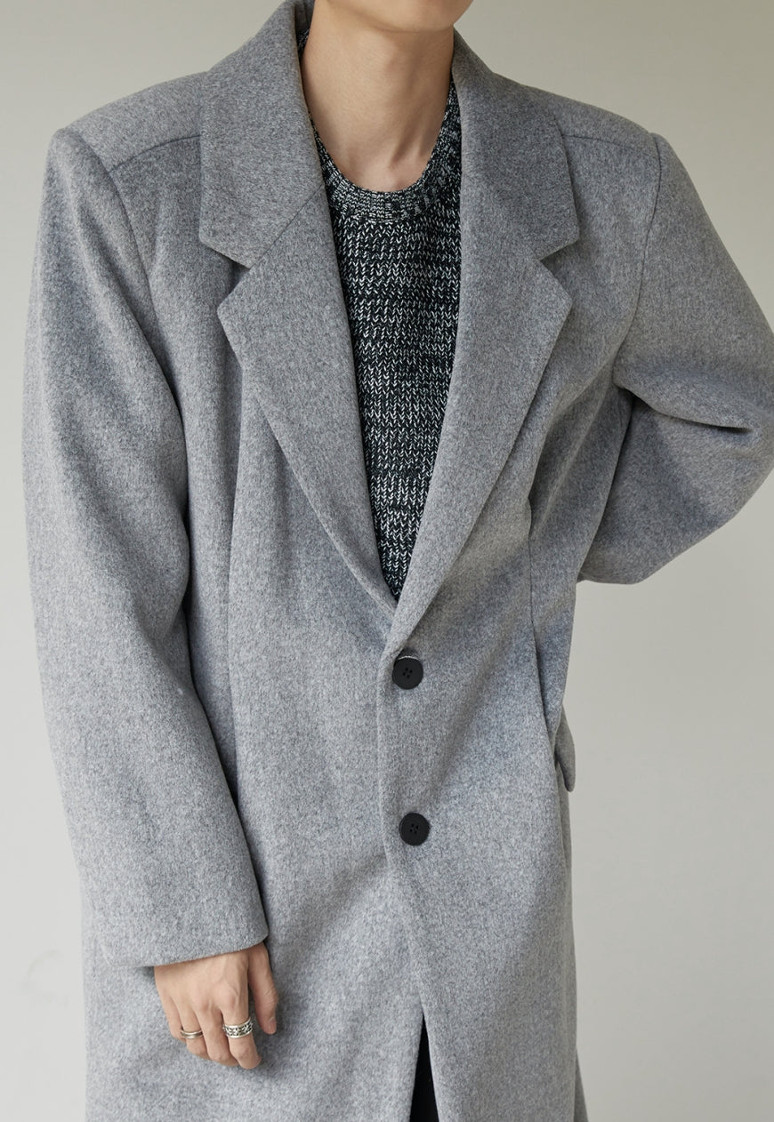 Men's Thick woolen high-class coat