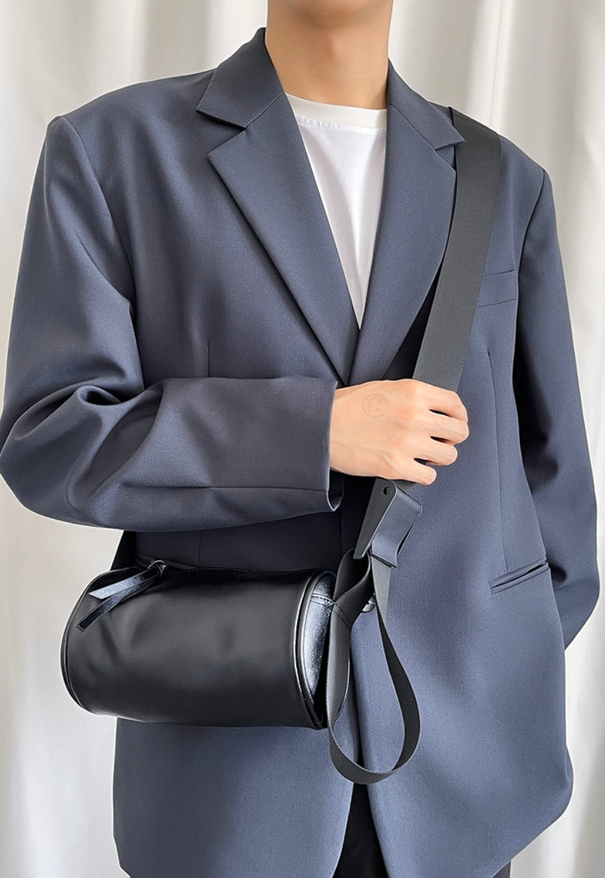 UZIP DESIGN Men's Cylinder leather bag