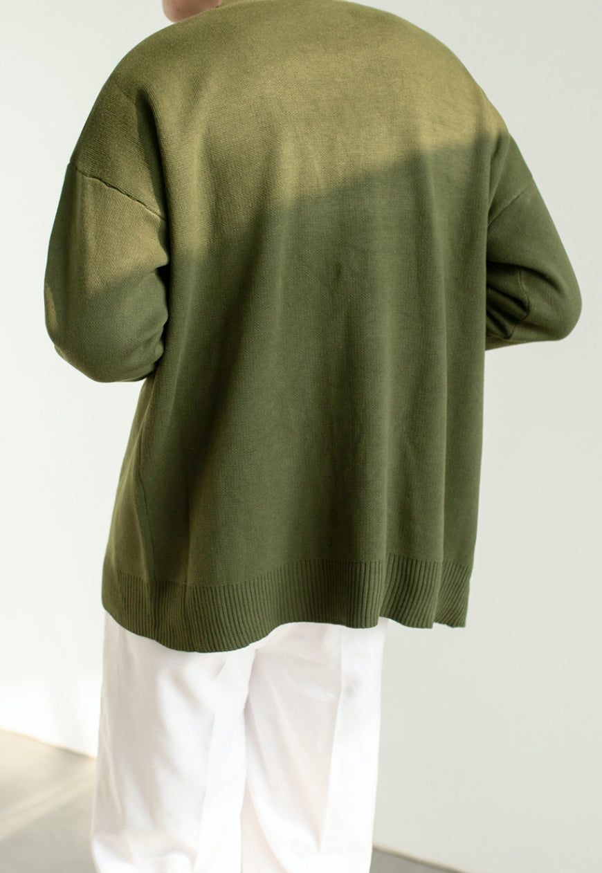 Men's Collar knitted cardigan jacket