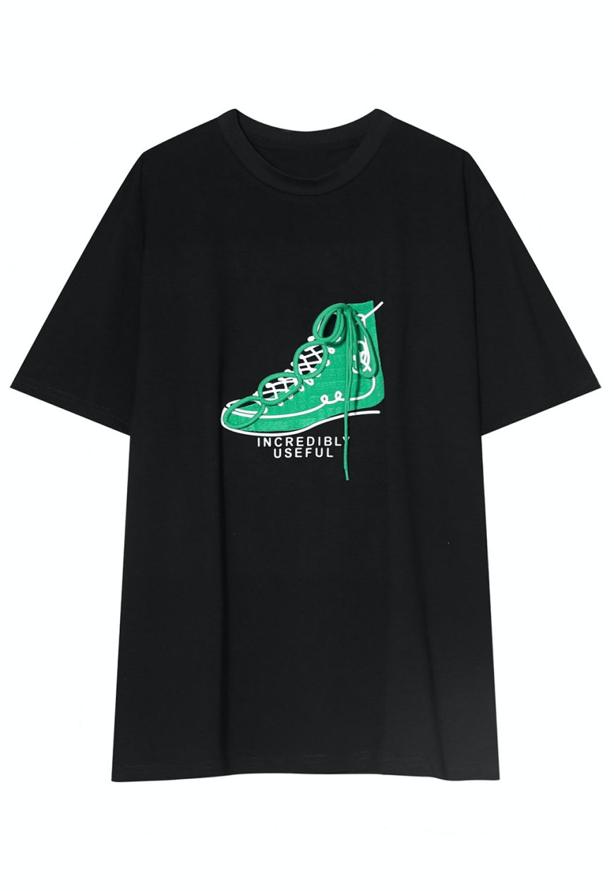 Men's three-dimensional print T-shirt