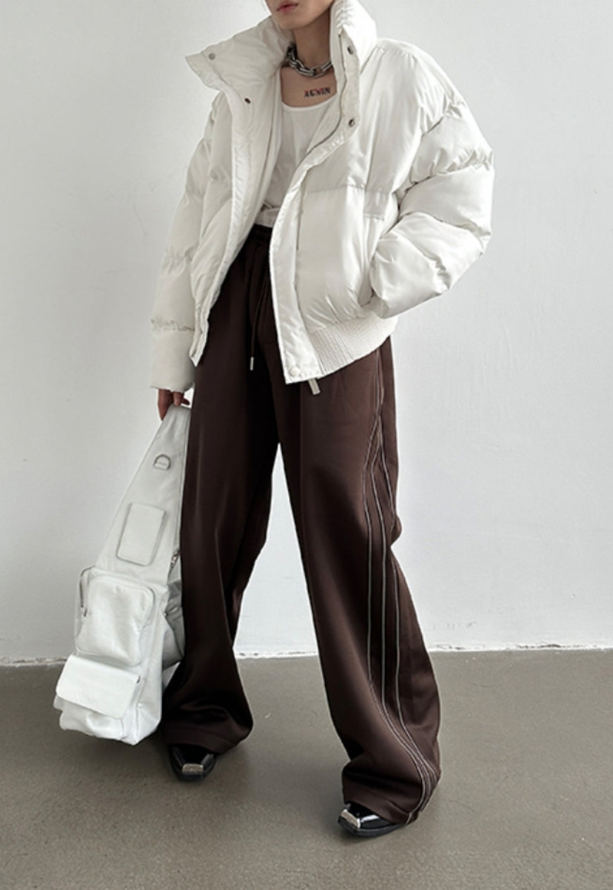 Men's silhouette padded coat