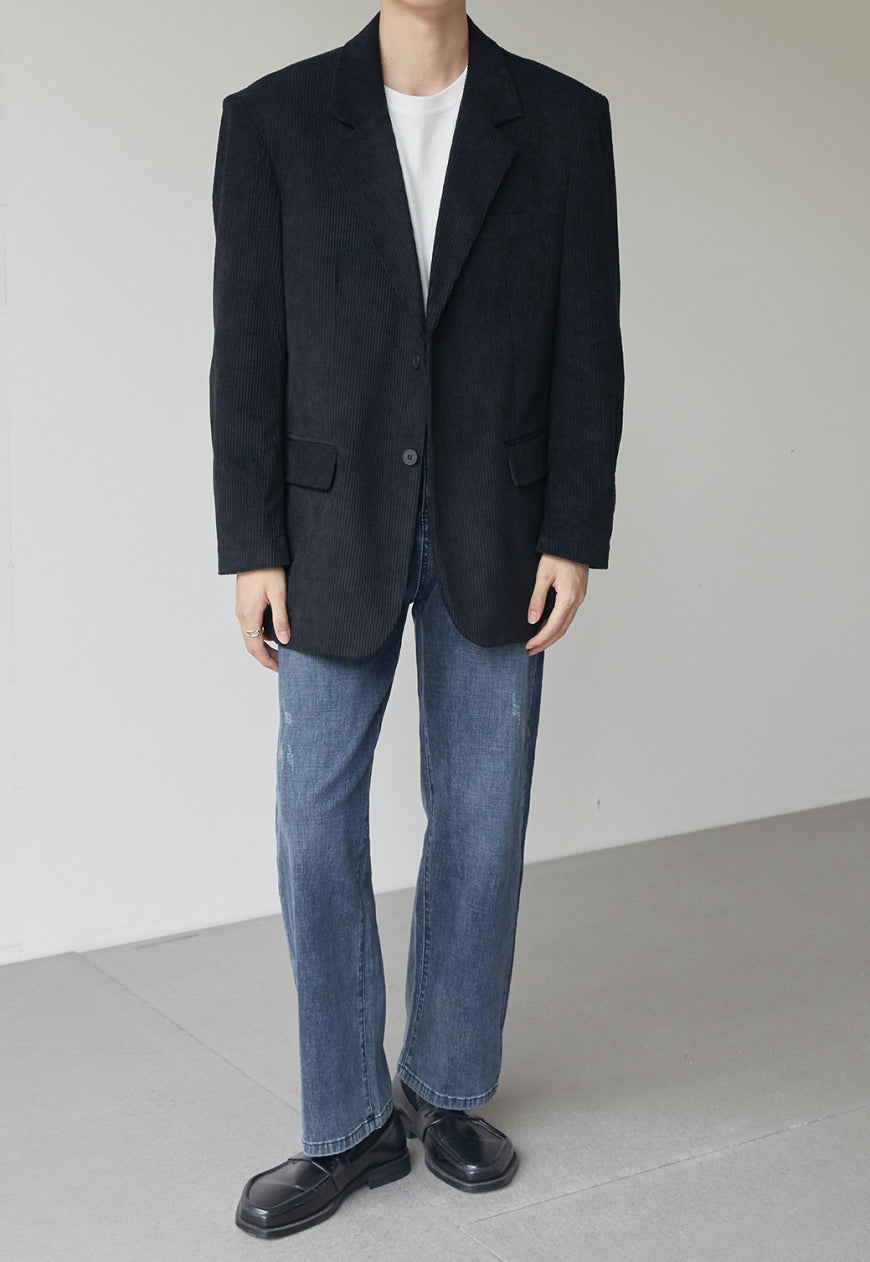Men's Corduroy texture suit jacket