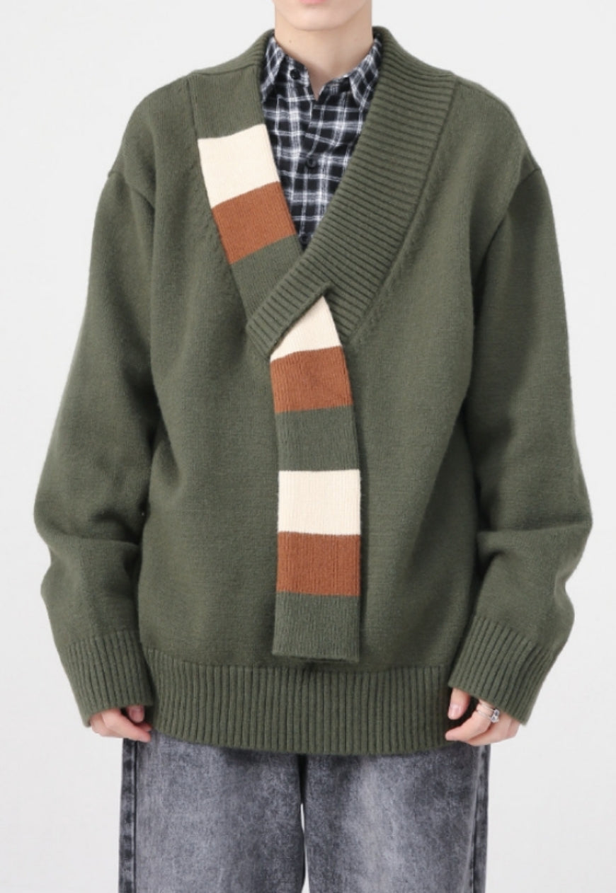 Men's Design loose knitted sweater