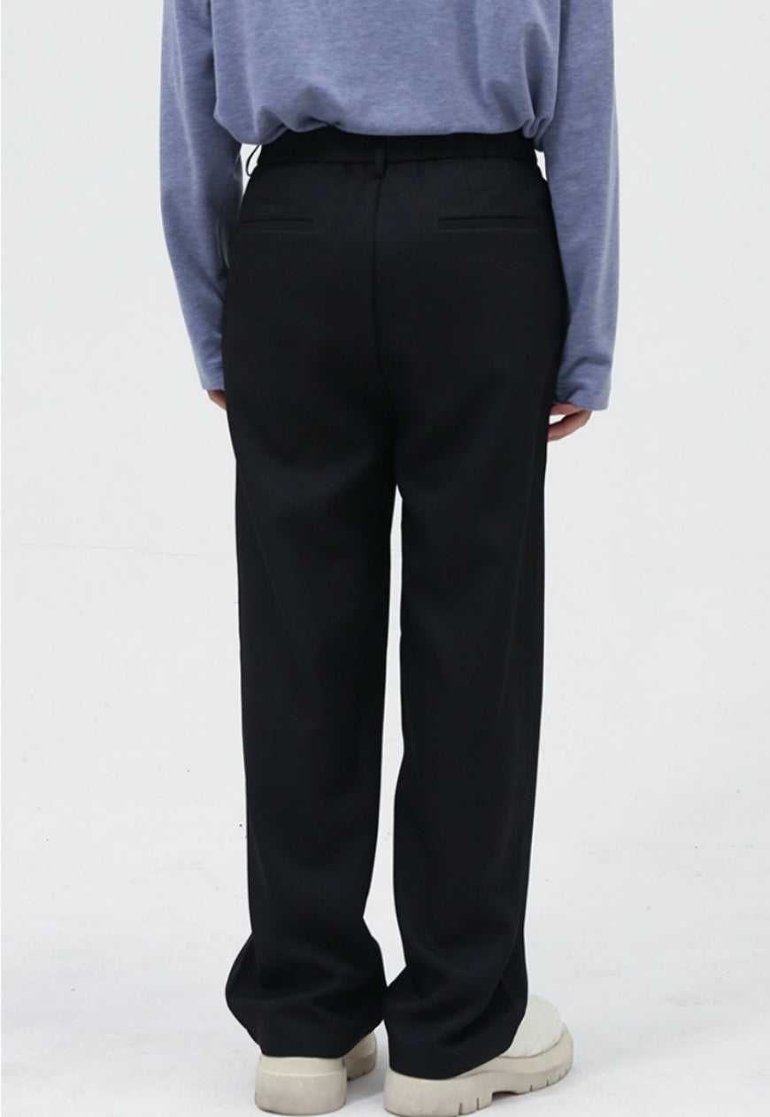 Men's Pocket Design Solid Color Trousers