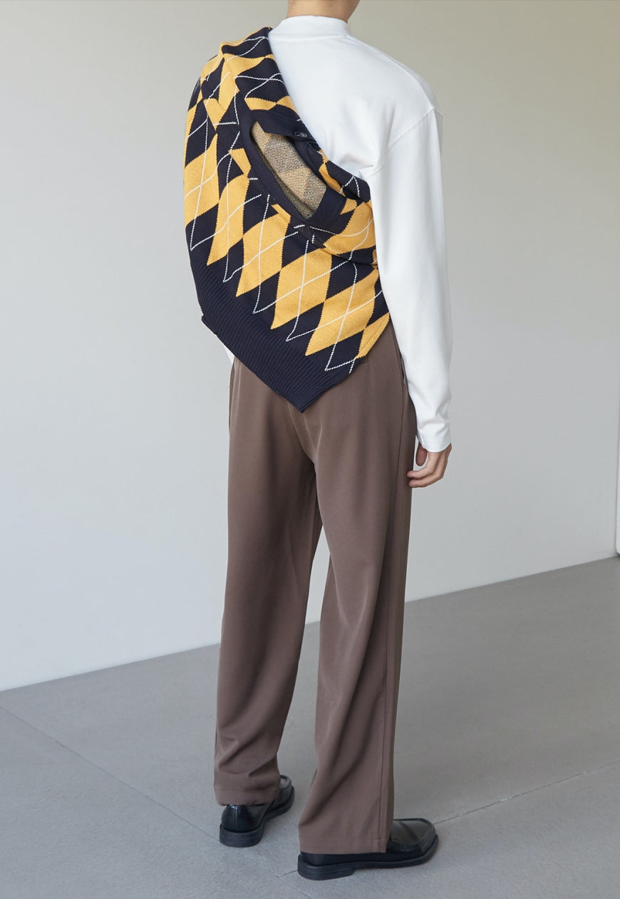 Men's Design texture trousers