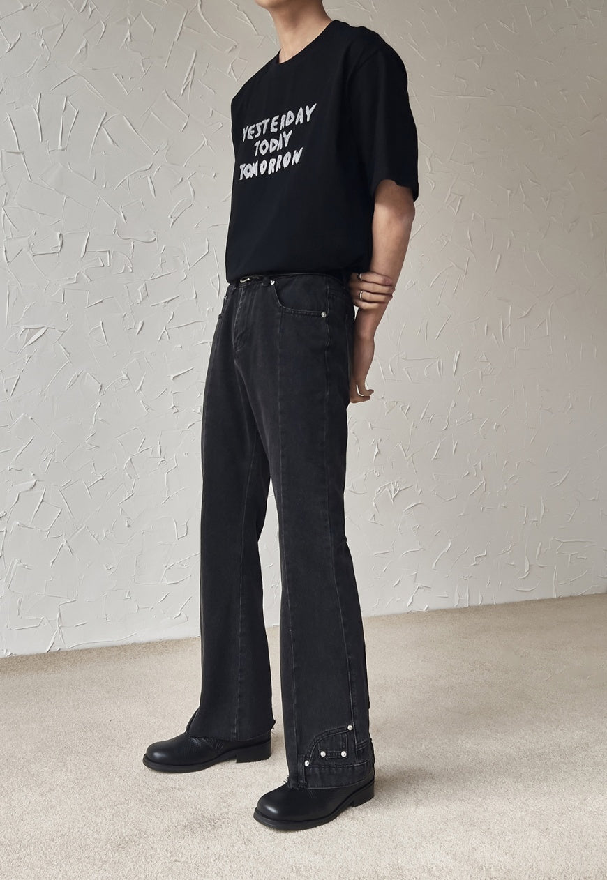 Men's Design 3D Line Jeans