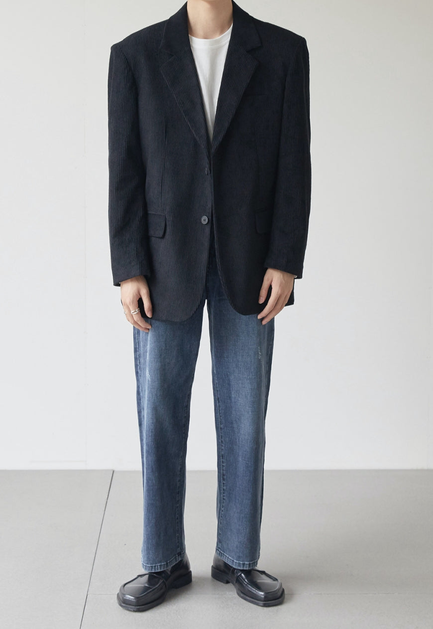 Men's Corduroy texture suit jacket
