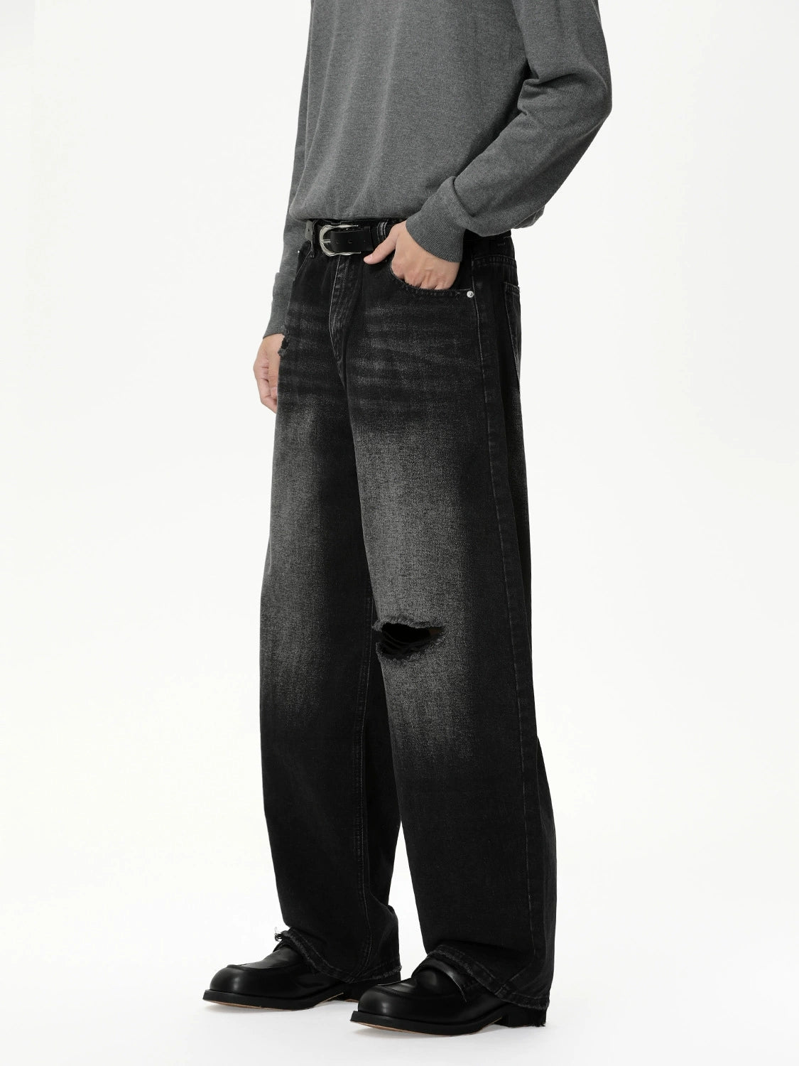 Men's Personalized washed denim jeans