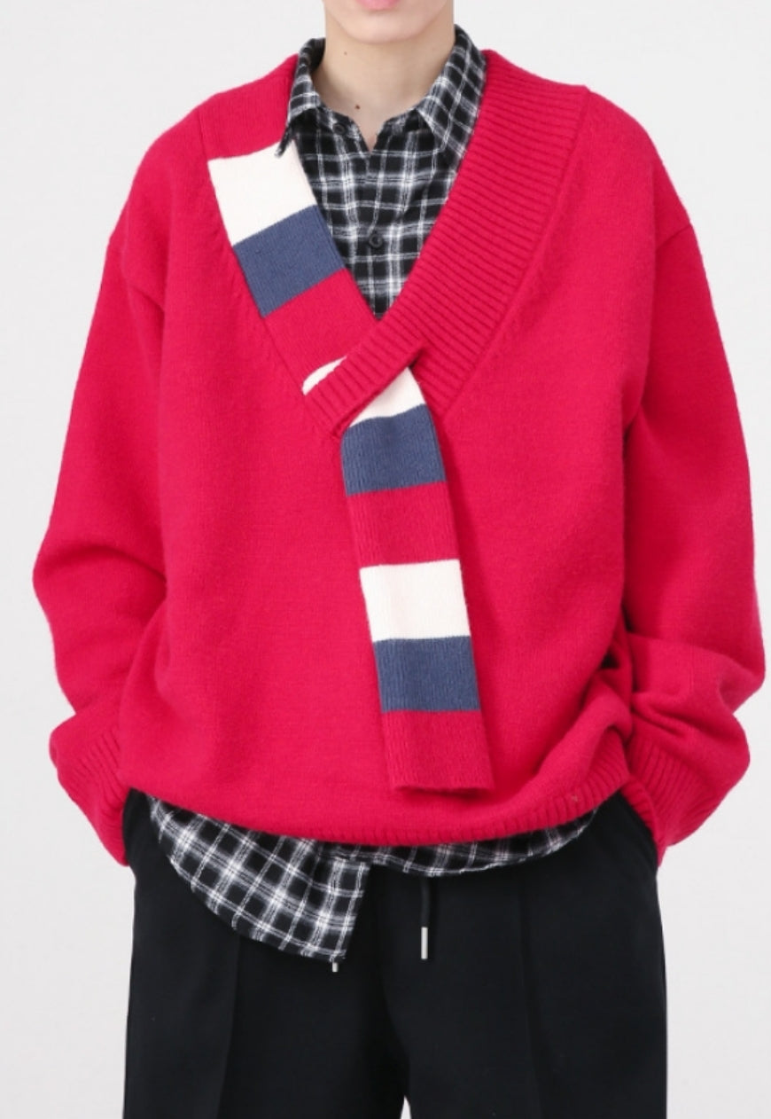 Men's Design loose knitted sweater