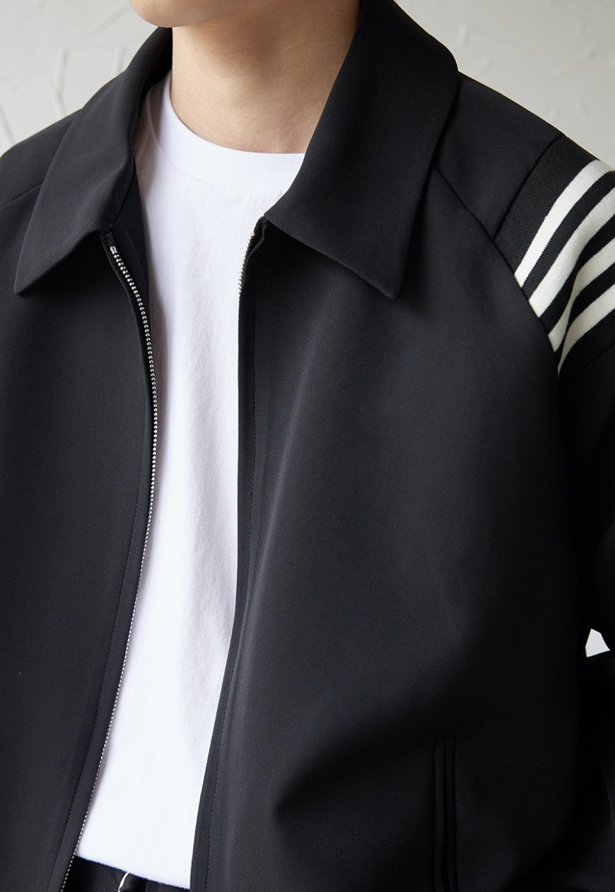 UZIP DESIGN Men's black white fashion jacket