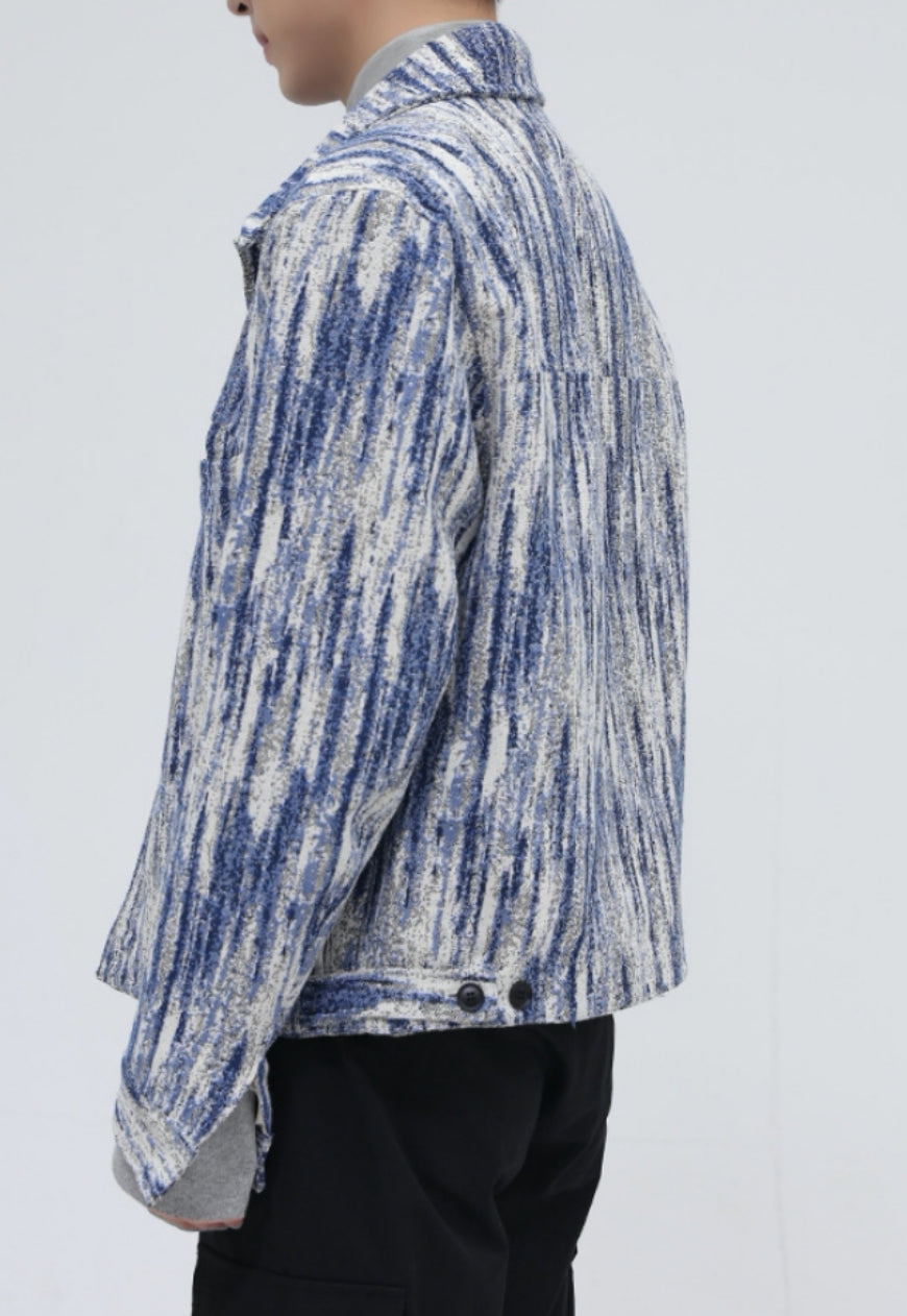 Men's Snowflake retro coat