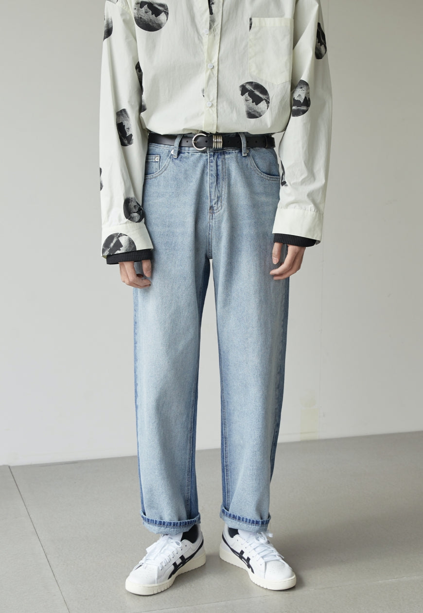 Men's Vintage straight-leg jeans