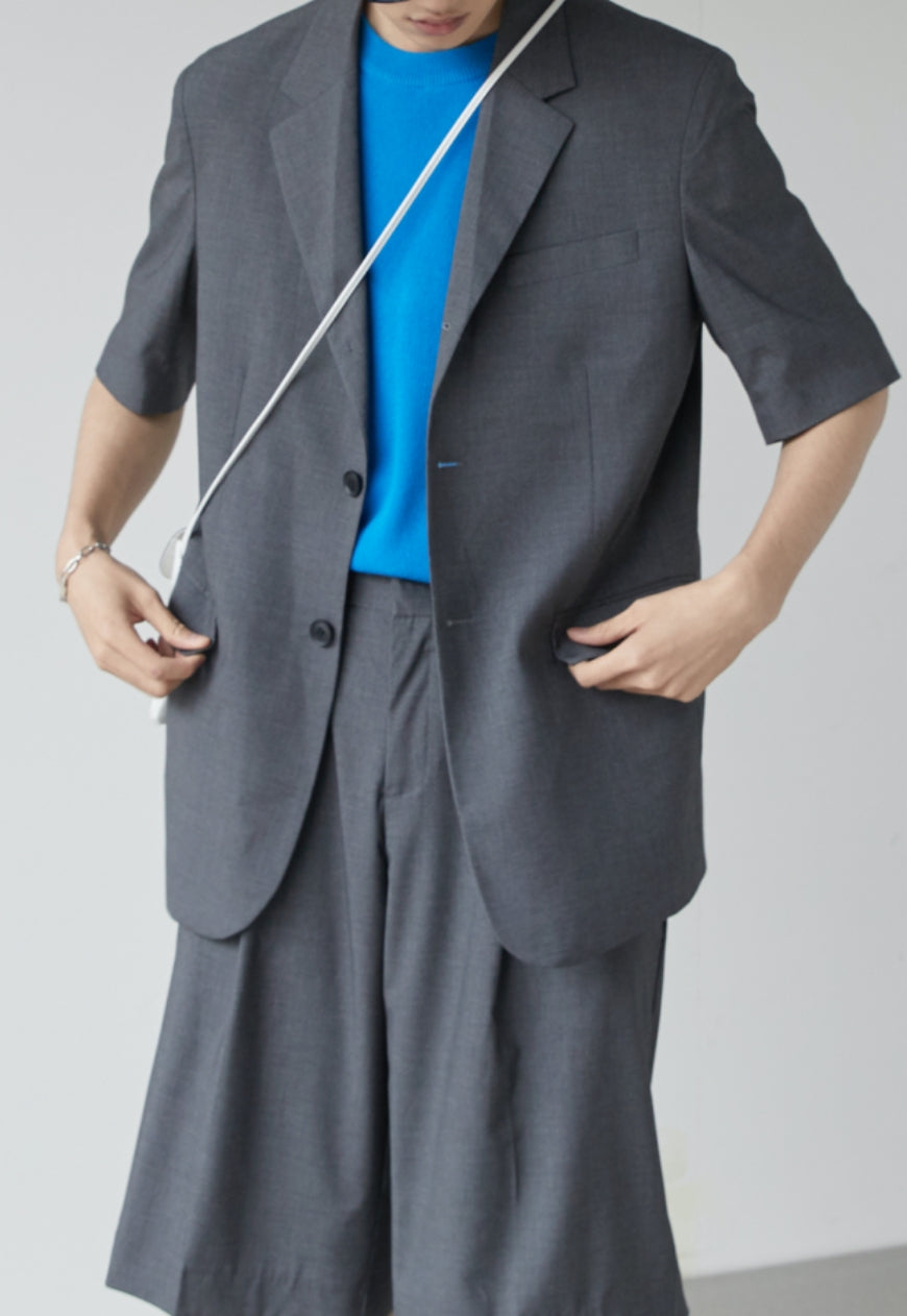 Men's Short sleeve suit jacket