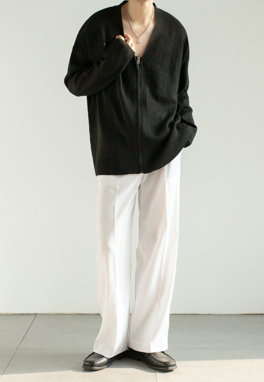 Men's Collar knitted cardigan jacket