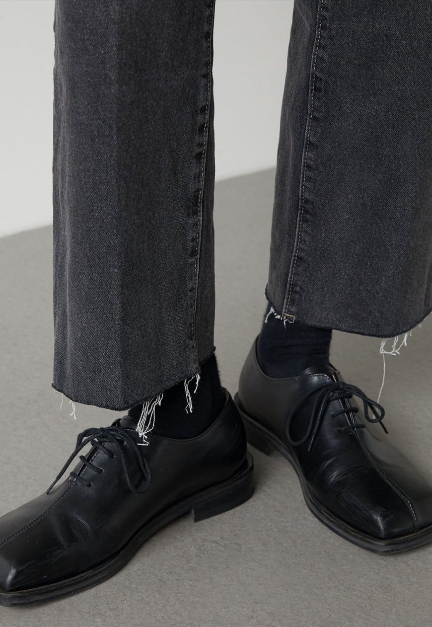 Men's Black vintage raw jeans