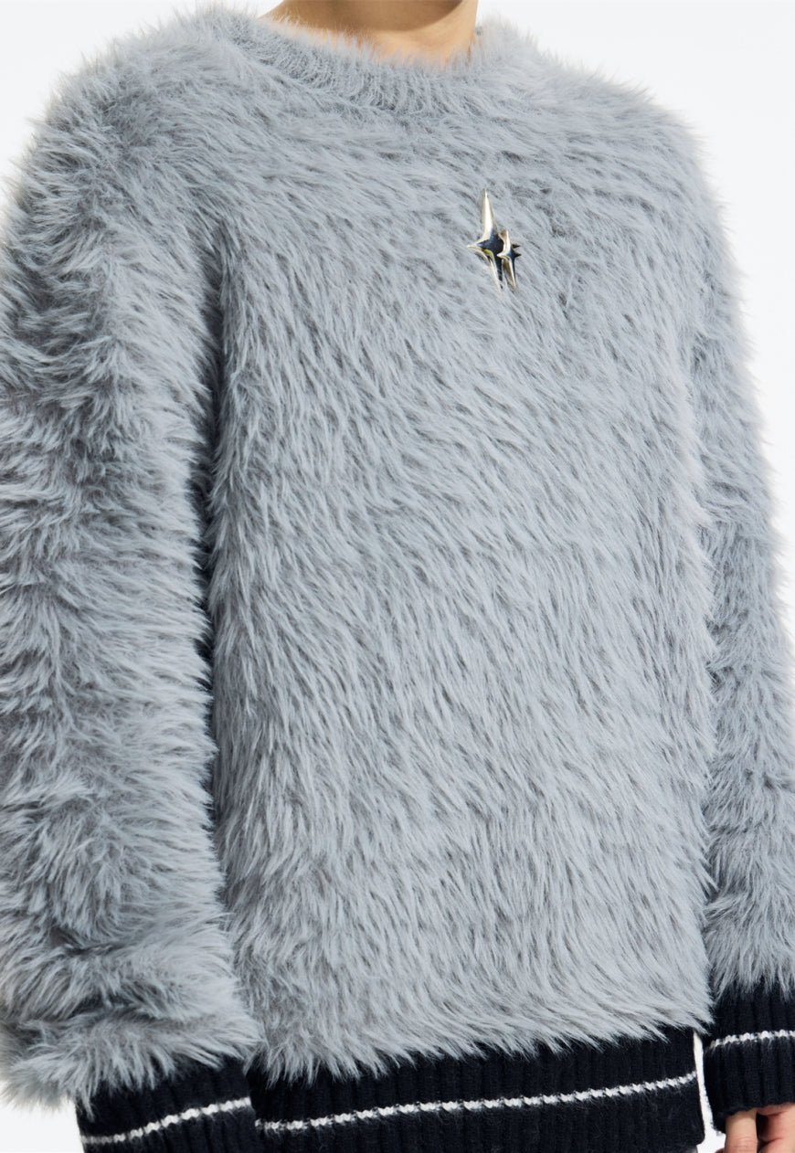 Men's Star Embellished Sweater