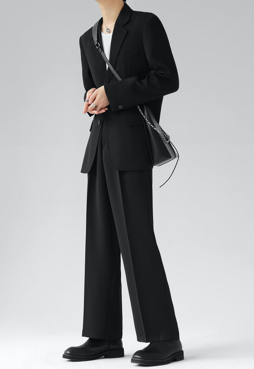 Men's Premium Solid Color Suit Set