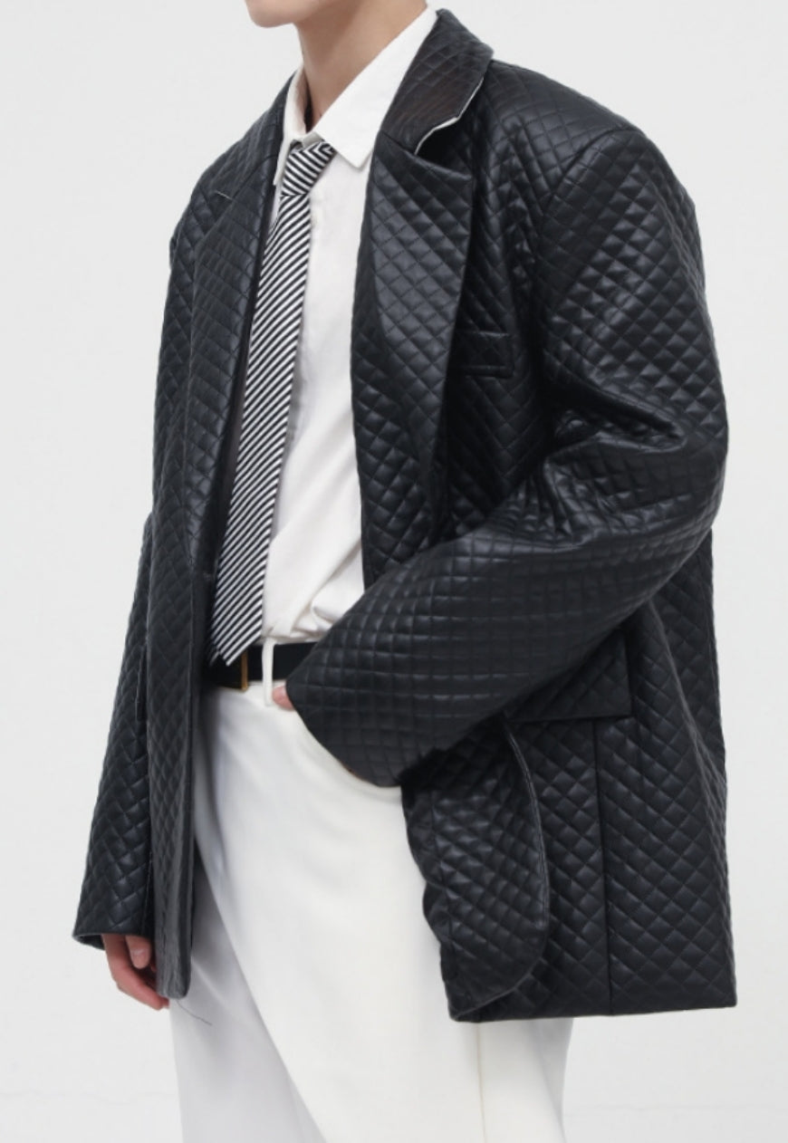 Men's Rhombus design suit
