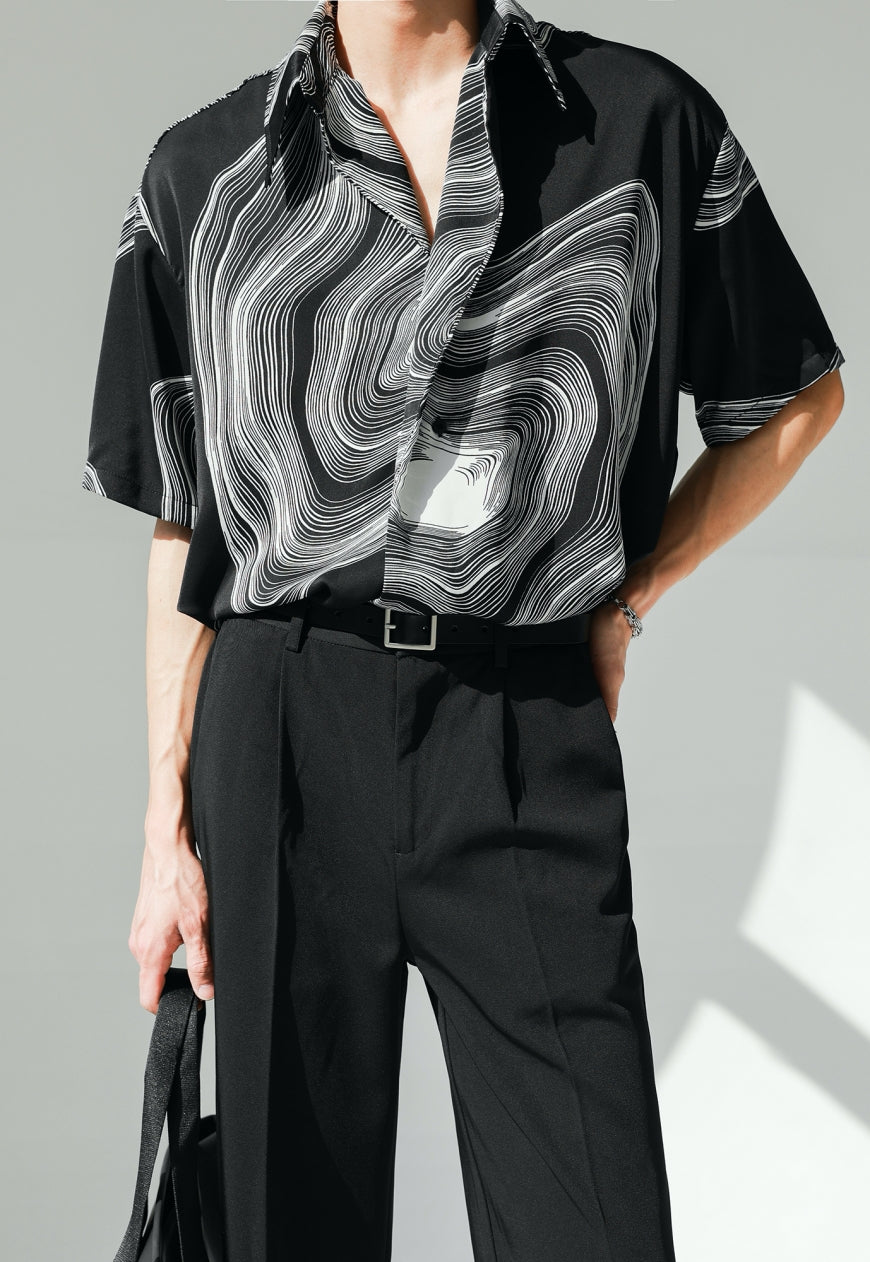 【Sale】Men's fashion abstract pattern shirt