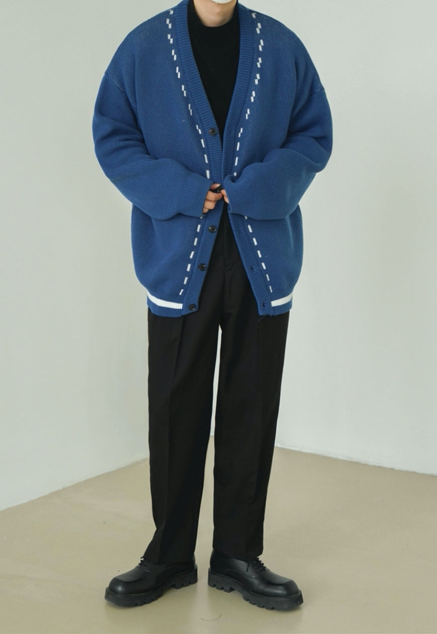 UZIP DESIGN Men's vintage cardigan sweater
