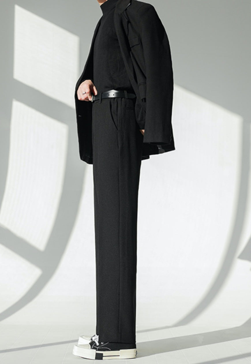 Men's irregular design suit pants