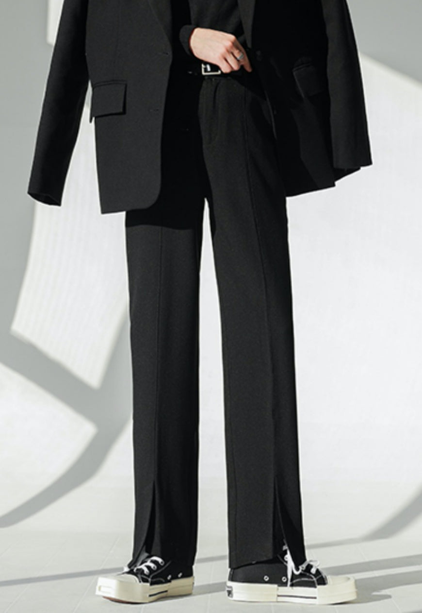 Men's irregular design suit pants