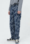 Men's Plaid fashion jeans