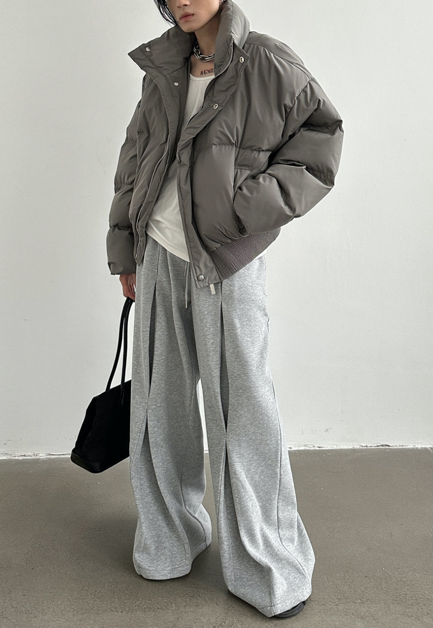 Men's silhouette padded coat