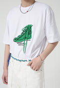 Men's three-dimensional print T-shirt