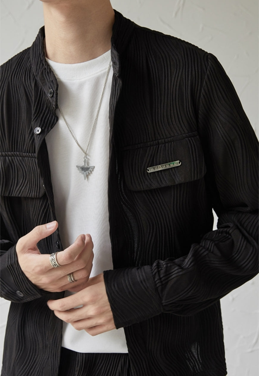 UZIP DESIGN Men's velvet fashion light jacket