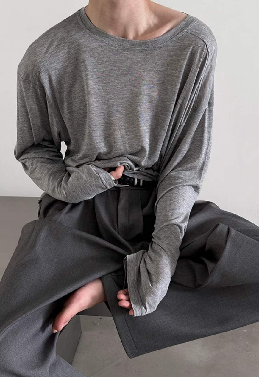 Men's Lightweight bottoming shirt