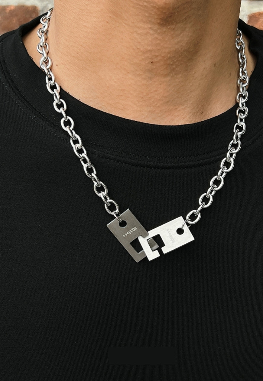 Men's Design Titanium Necklace