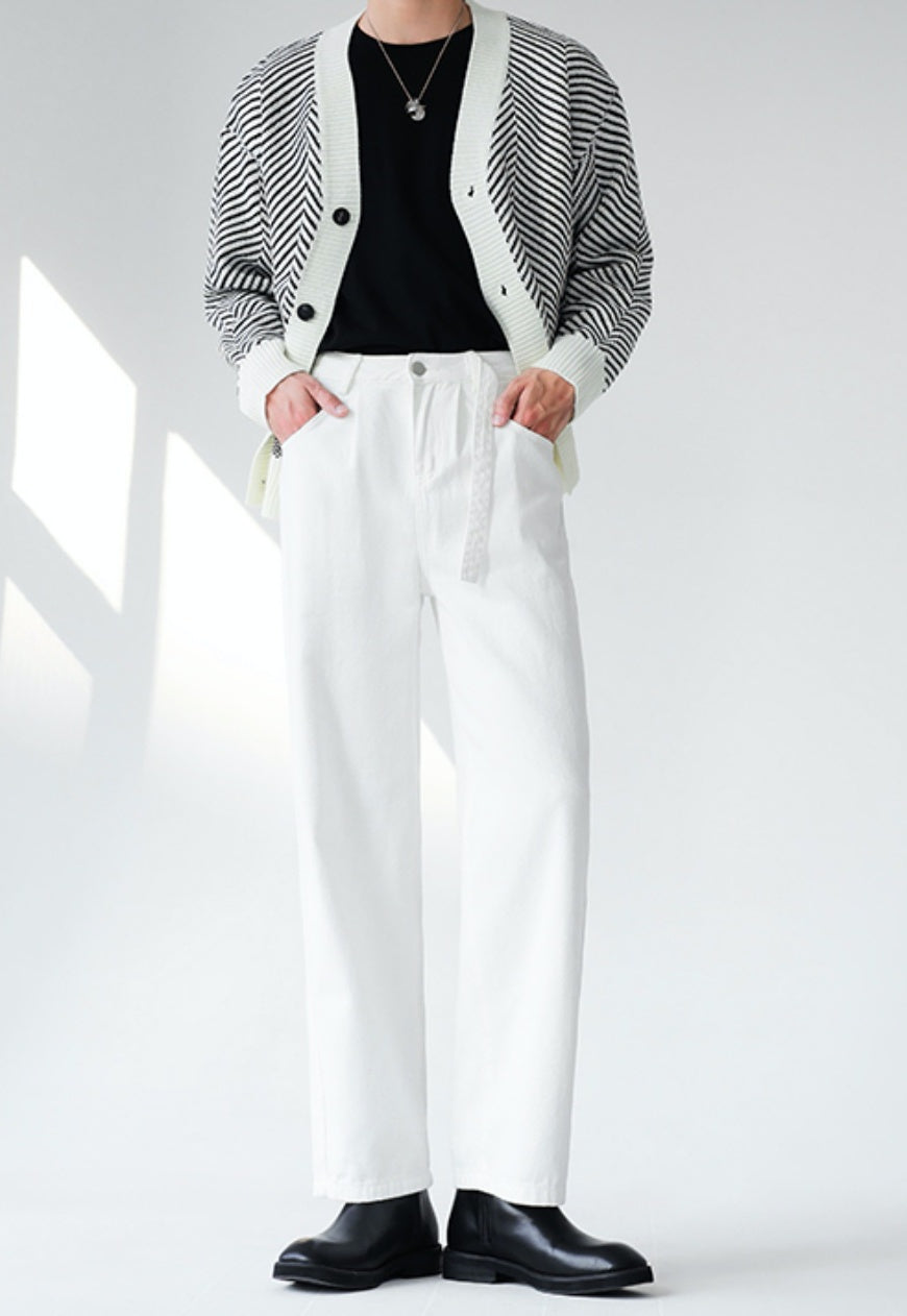 Men's vintage solid color jeans