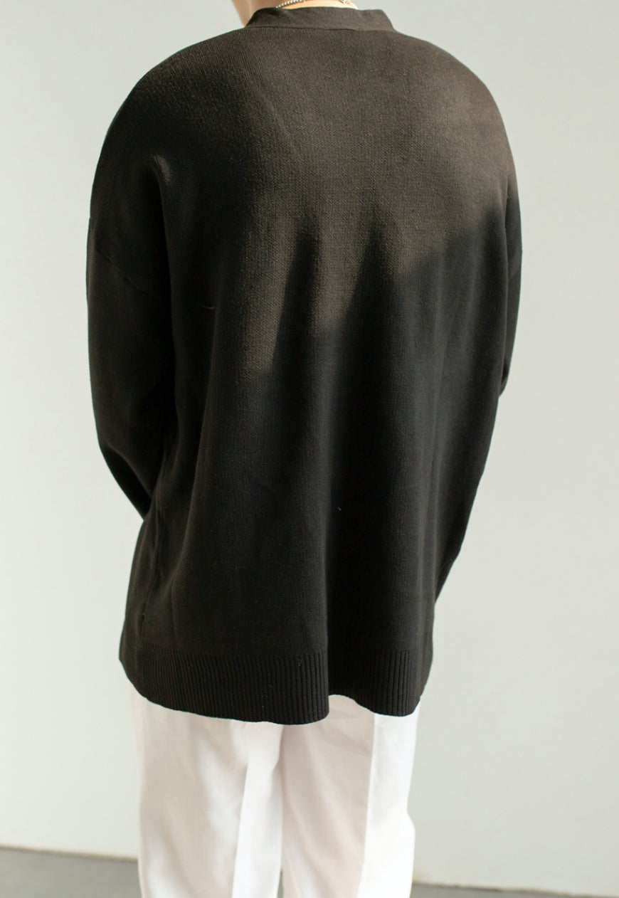 Men's Collar knitted cardigan jacket