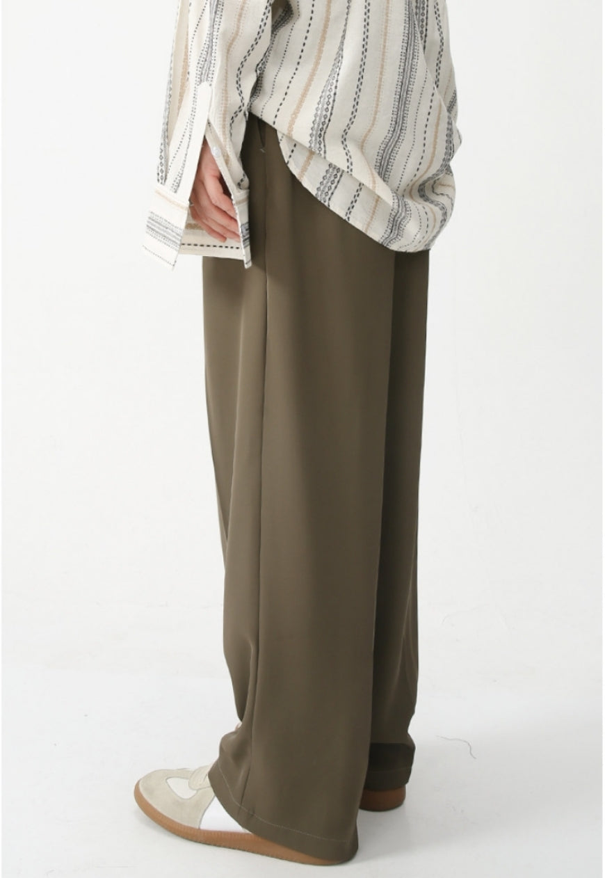 Men's elastic waist loose trousers