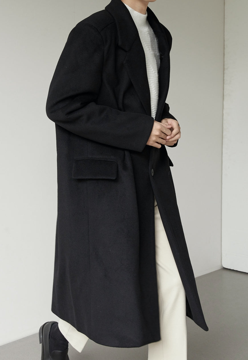 Men's Thick woolen high-class coat