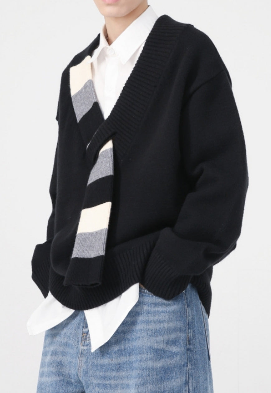 Men's Design loose knitted sweater