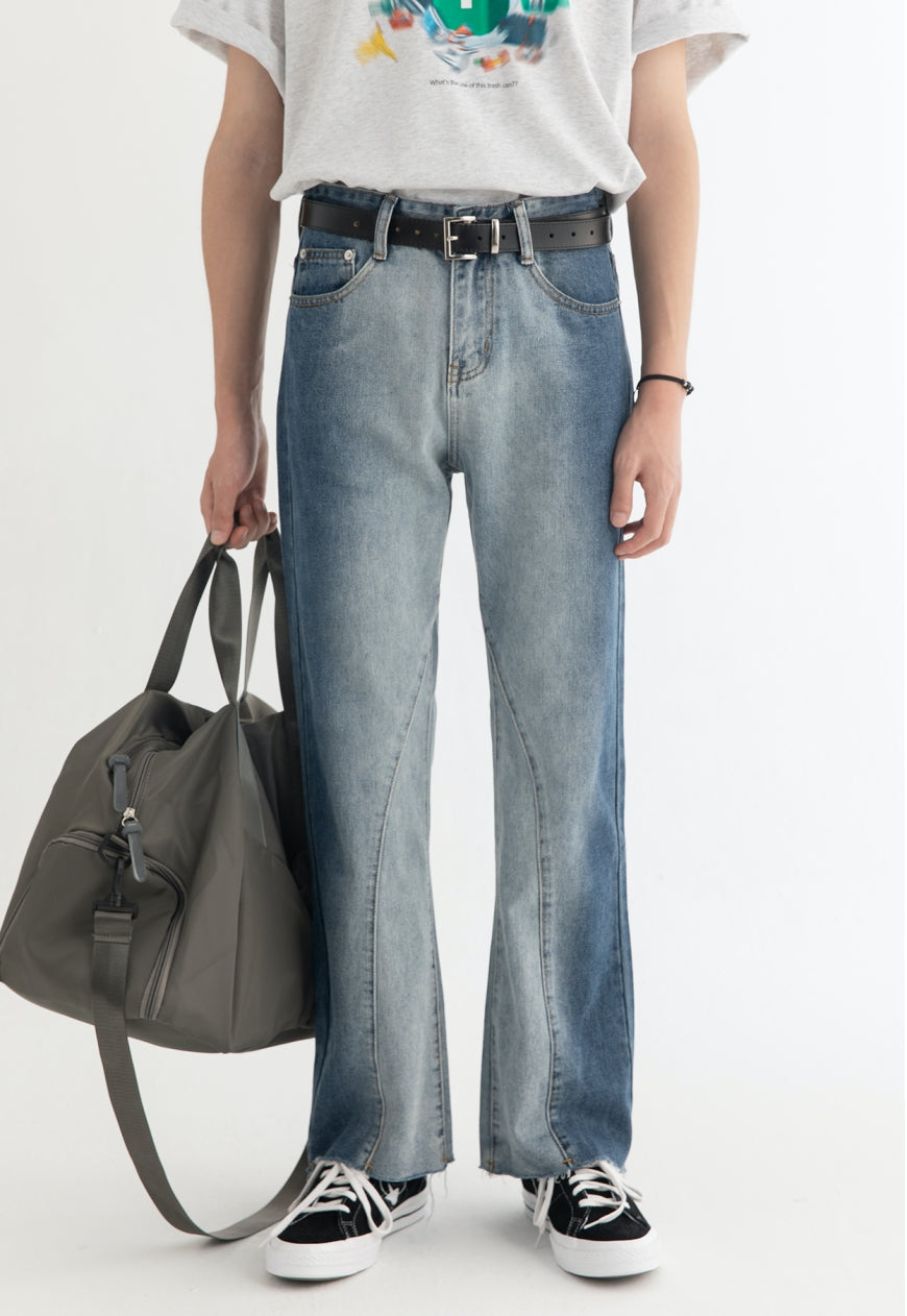 Men's Summer gradient jeans