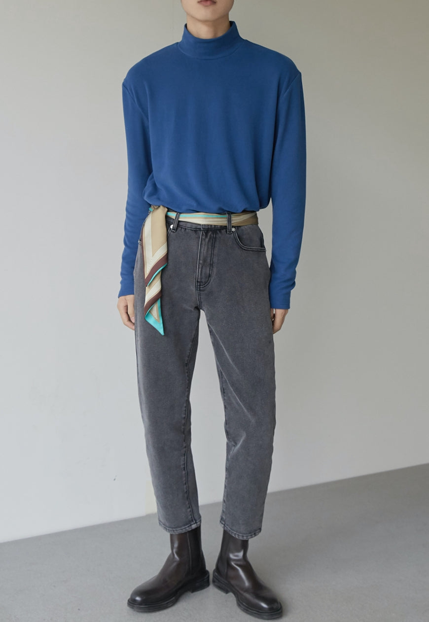 【Sale】Men's Warm solid color T-shirt top