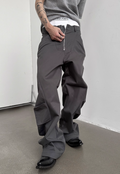 Men's designer wide-leg trousers