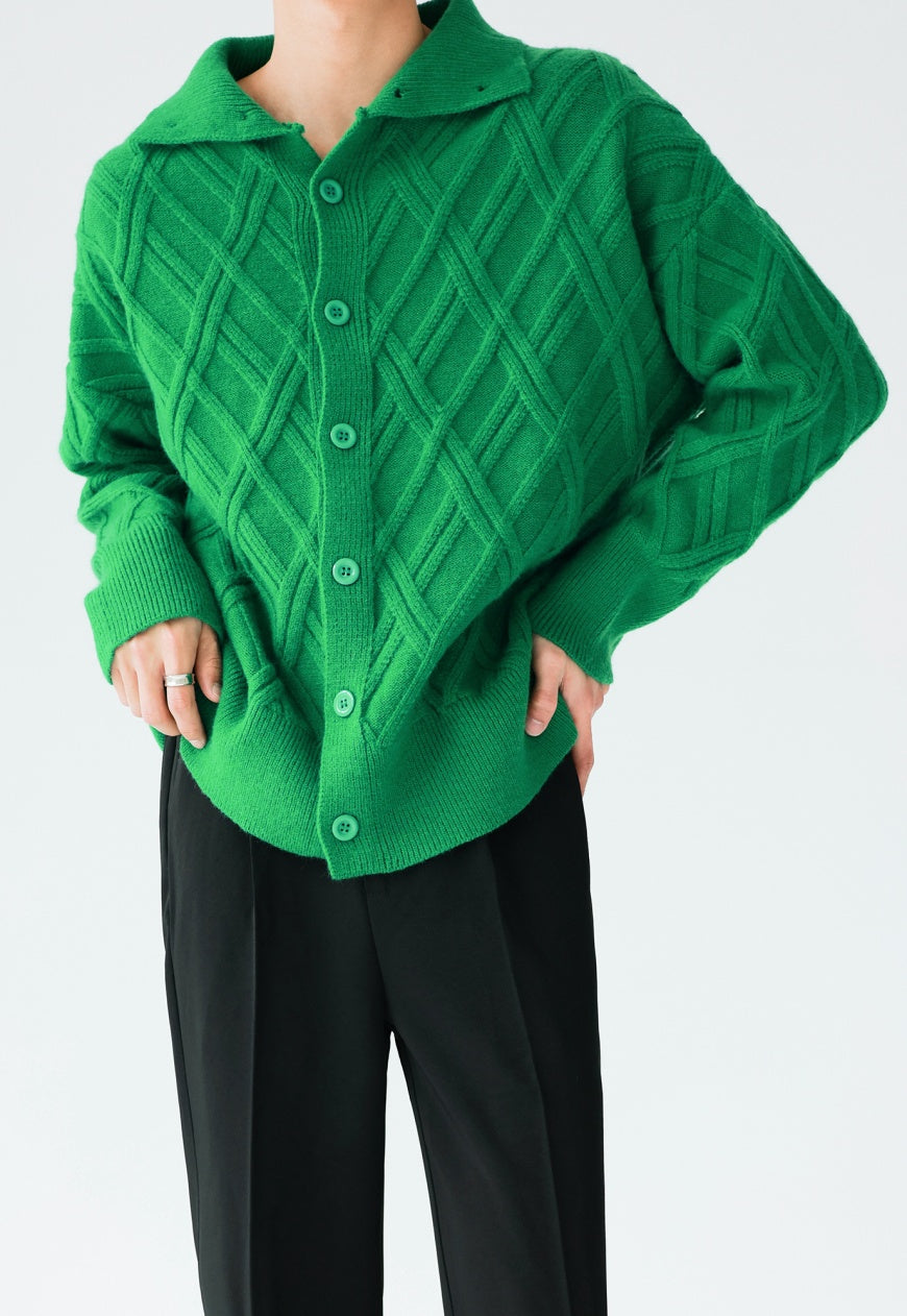 Men's solid color turtleneck sweater