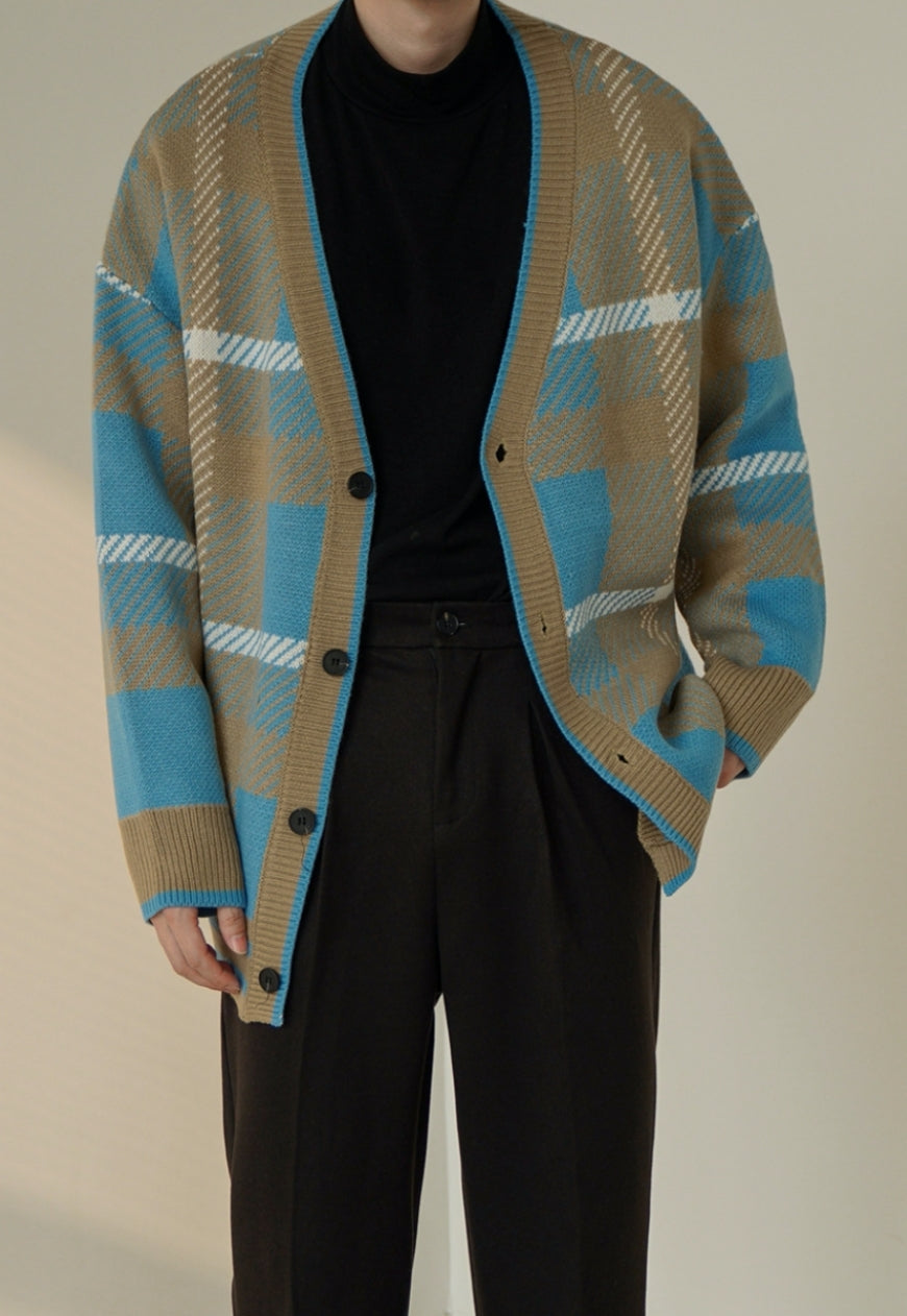 Men's Retro long-sleeved sweater