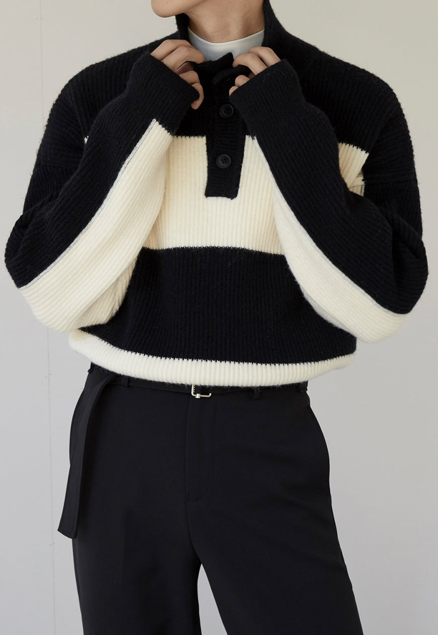 Men's Polo thick sweater