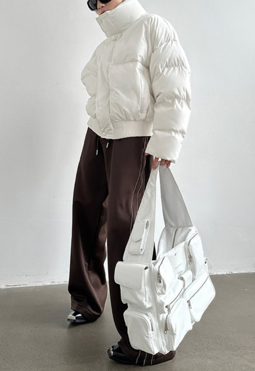 Men's silhouette padded coat