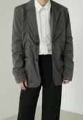 Men's Pleated design suit jacket
