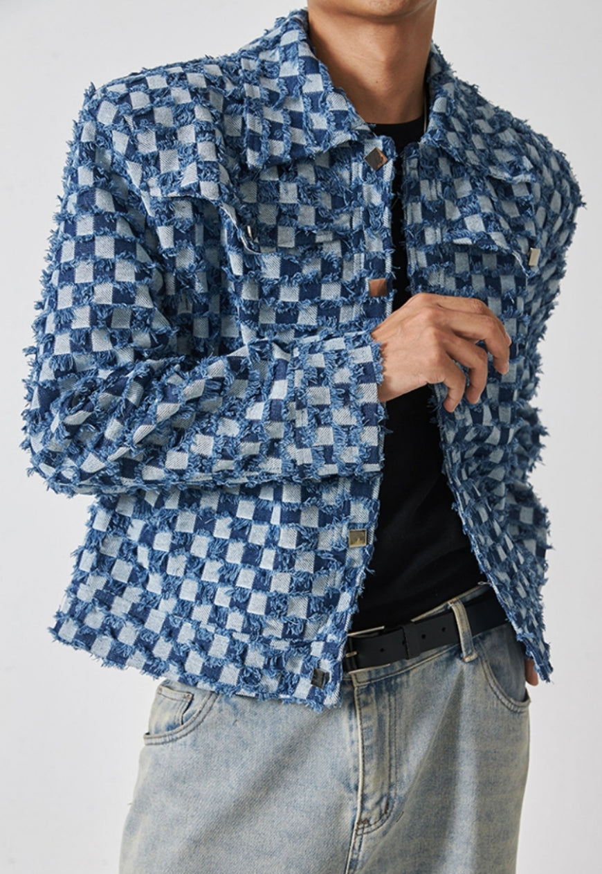Men's Design plaid jacket